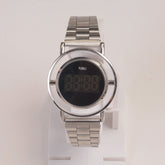 Silver women Led watch